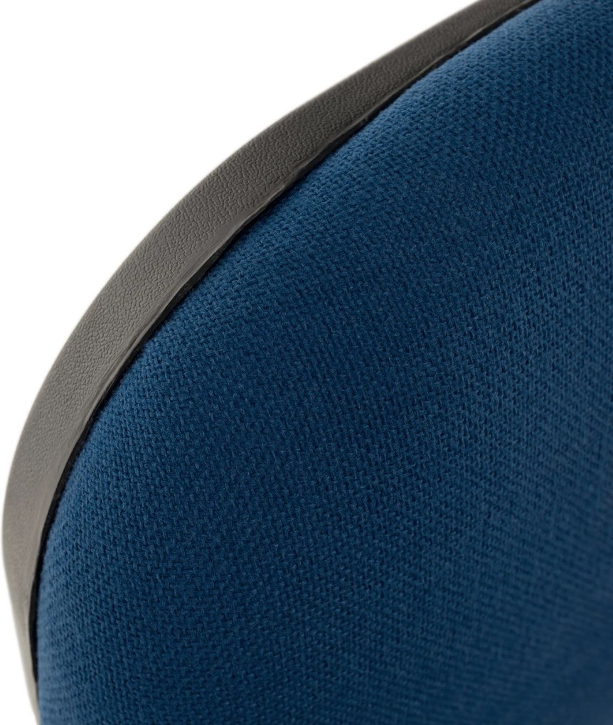 Irodai szék, sötétkék, ISO ECO