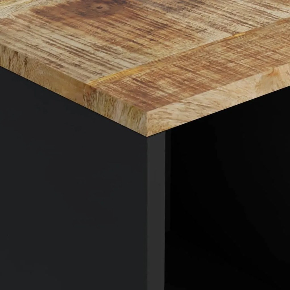 tömör mangófa tálalószekrény 2 ajtóval 80 x 33 x 75 cm