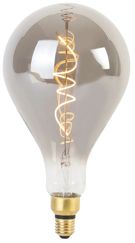 E27 Dimmelhető LED Spirál Izzószál Lámpa A165 Füst 4W 120lm 1800K