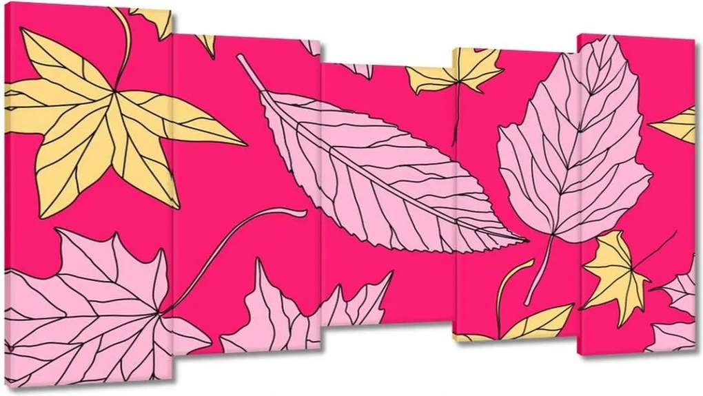 Vászonkép 150x80 Modern szárított levelek