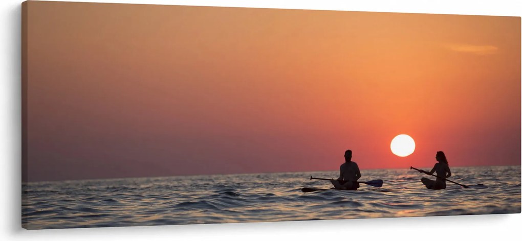 Kenuzók képe naplementekor (120x50 cm)