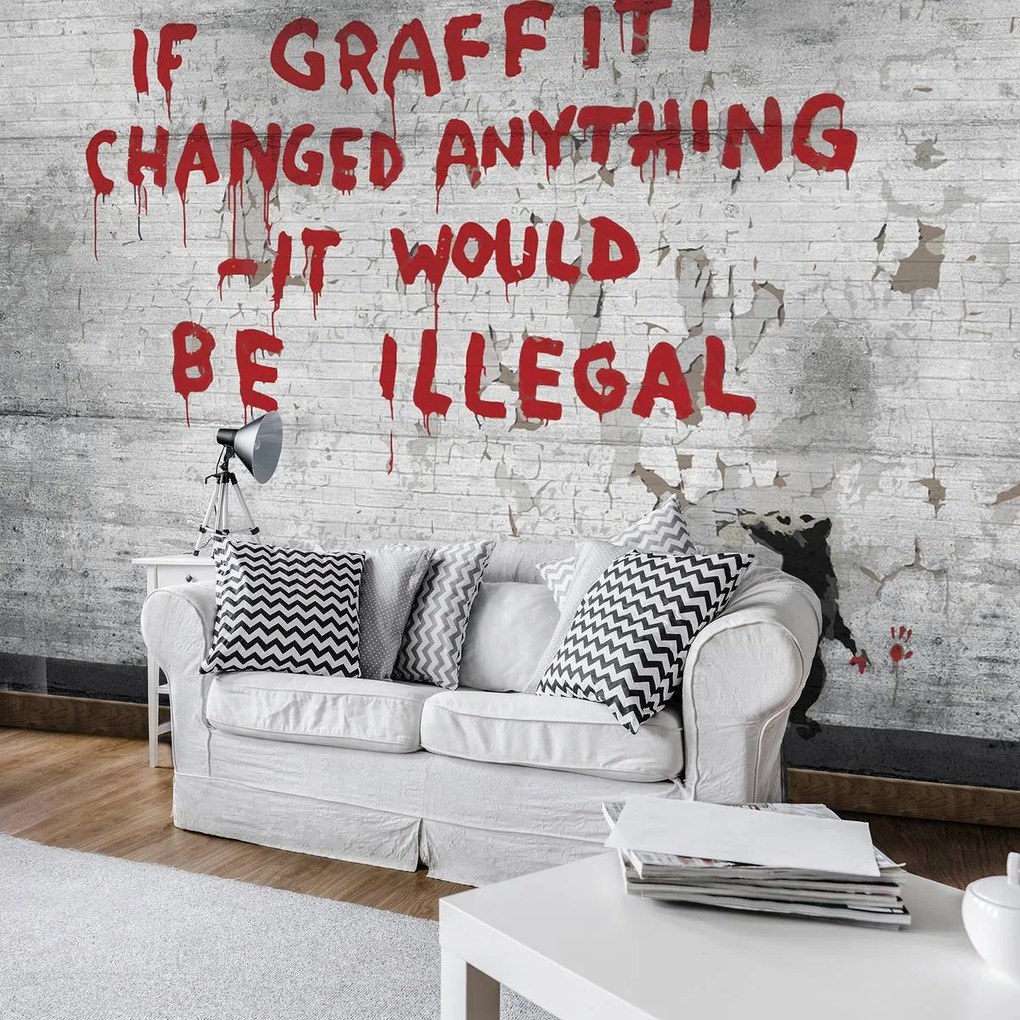 Fotótapéta - Graffiti felirat (152,5x104 cm)