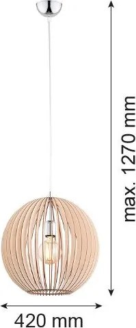 ARGON 3672 PORTORYKO Vintage Függesztett Lámpa E27 IP20