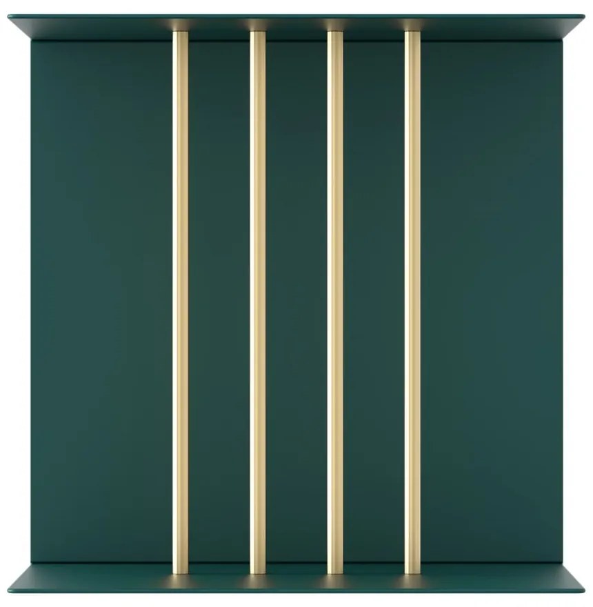 Sötétzöld fém fali polc Teaser – UMAGE