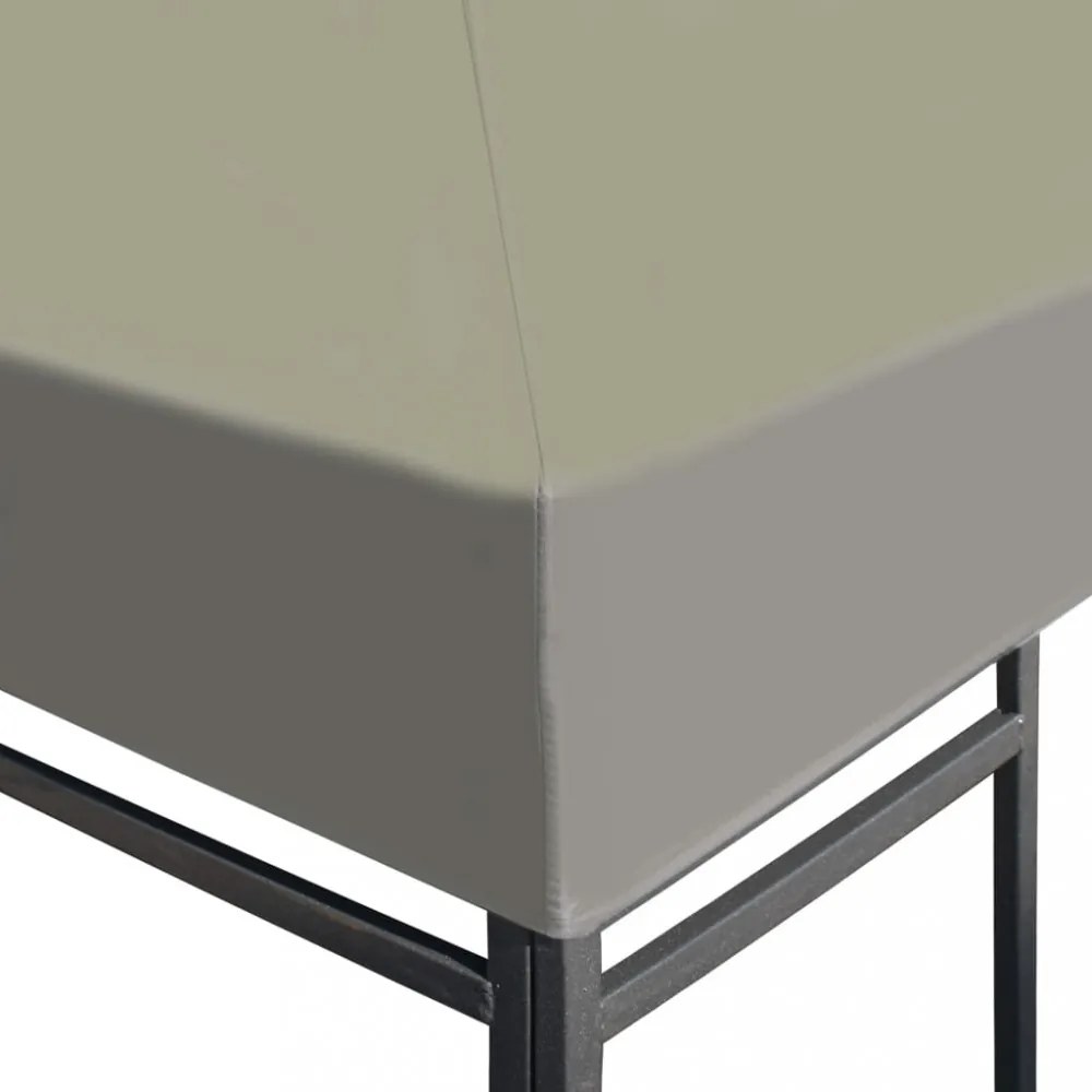 bézs pavilon tetőponyva 310 g/m² 4 x 3 m