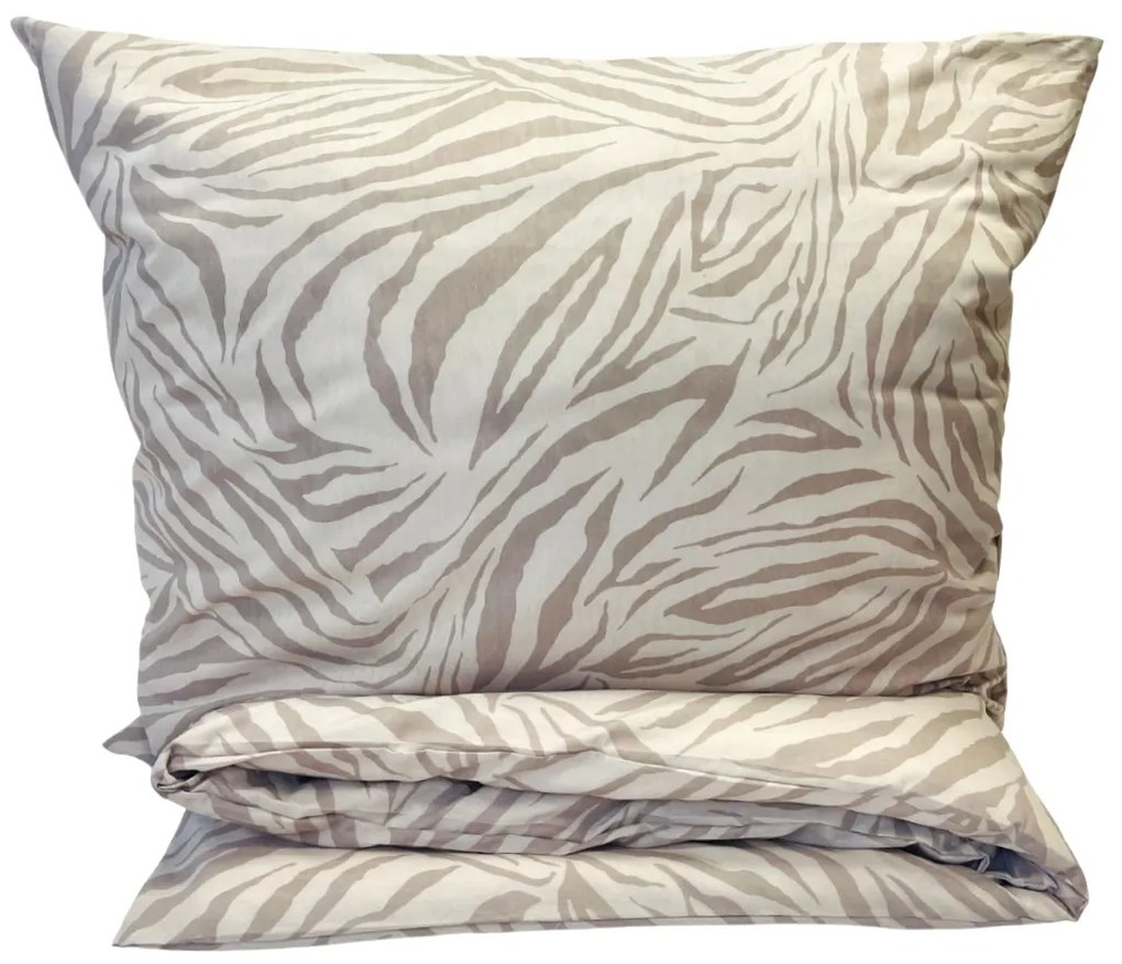 Belinda bézs pamut ágyneműhuzat TiaHome - 2x Párna 90x70cm, 1x Paplan 200x220cm