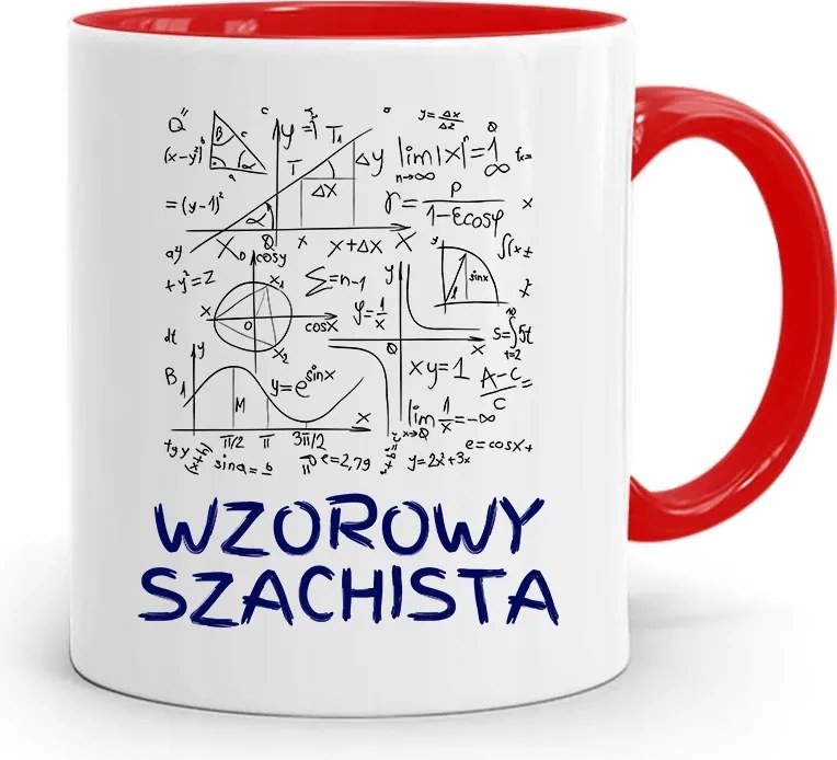 Sakkozóknak Piros Bögre Születésnapi Ajándék fényképes nyomtatással