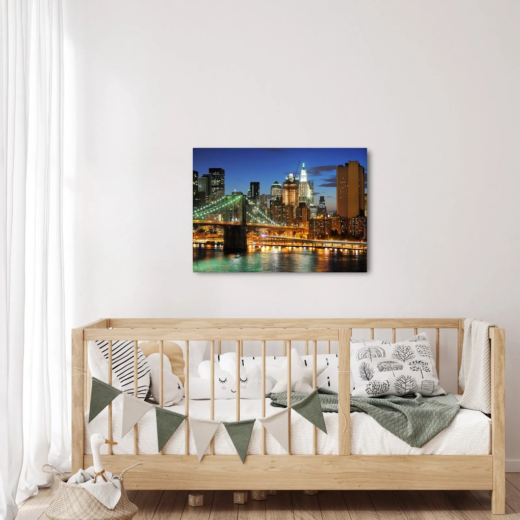 Kép - Híd New Yorkkal (70x50 cm)