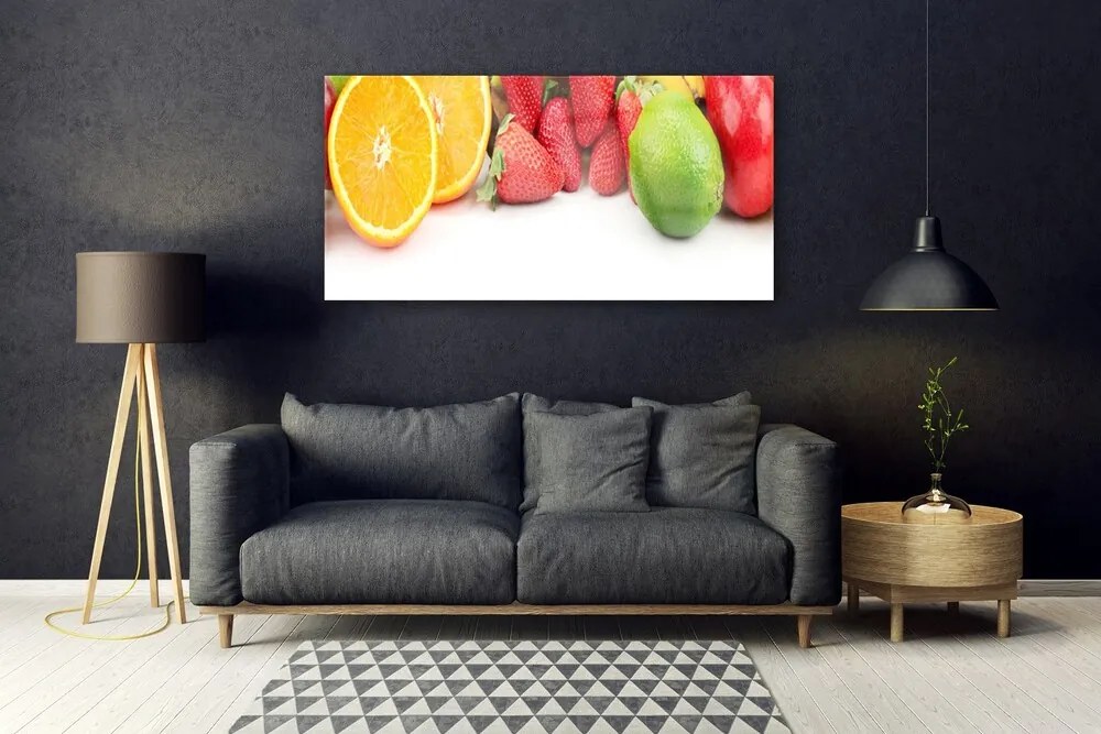Üvegkép gyümölcs konyha 125x50 cm