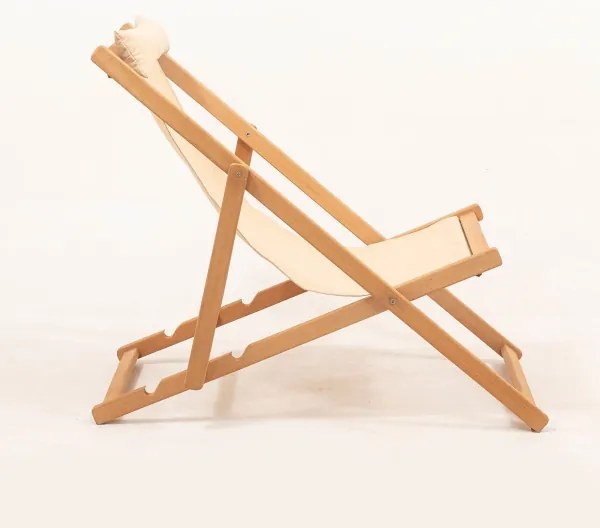 Kerti napozóágy bézs/szilfa