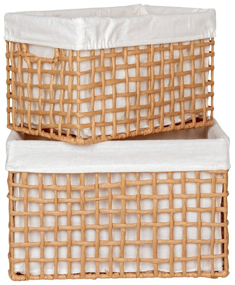 Tárolókosár szett 2 db-os 25x35x22 cm Bustelo – House Nordic