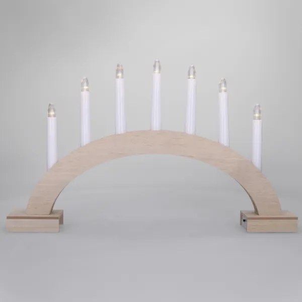 Brilagi - LED karácsonyi gyertyatartó 7xLED/2xAA 28x45 cm