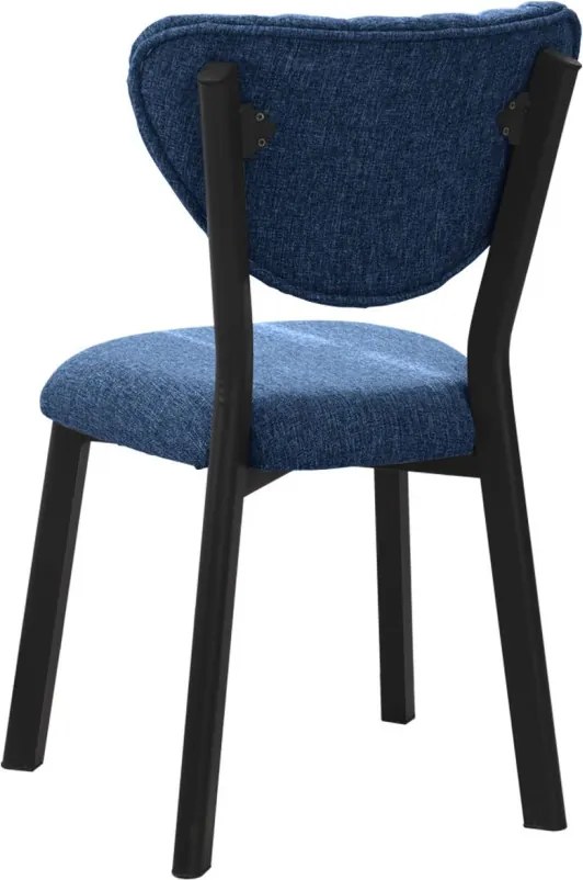 Elma étkezőszék, tengerészkék, 47 cm