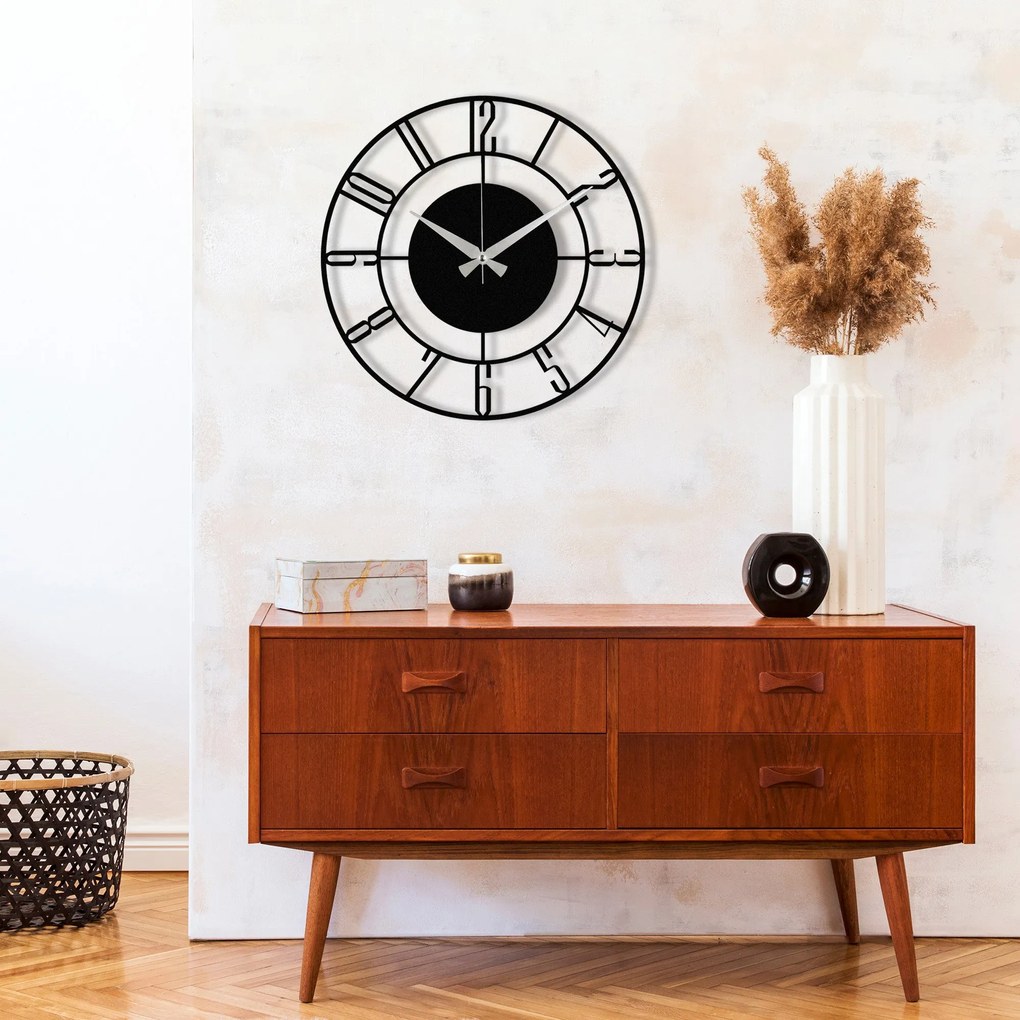 Dekoratív fém falióra, Enzoclock - S011