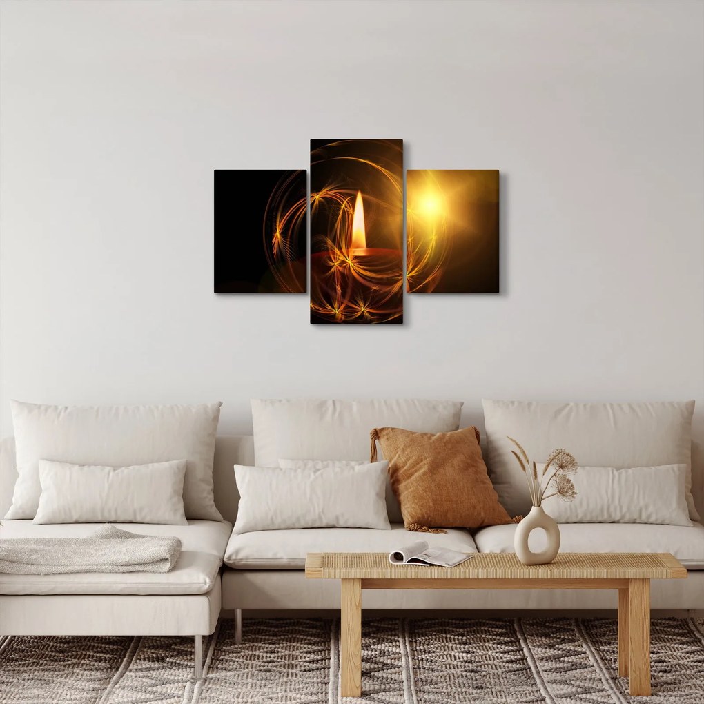 Gyertya képe (90x60 cm)