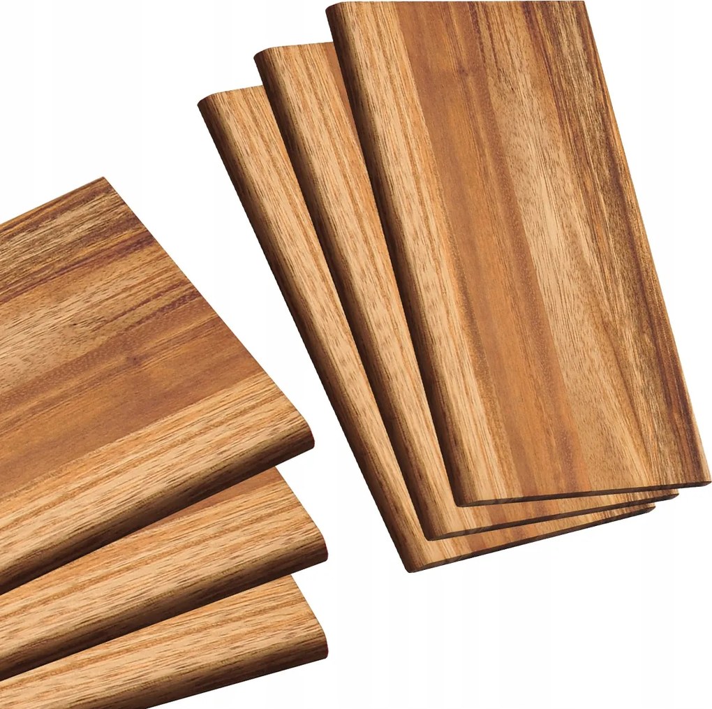 3 db-os akácfa deszka szett 23x15xh1 cm Sajt Felvágottak Tálalásához