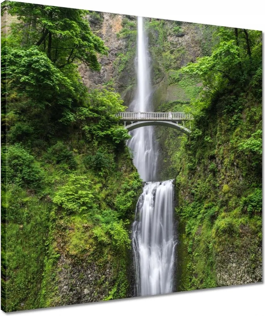 Vászonkép 50x50 Magas vízesés Kaszkád