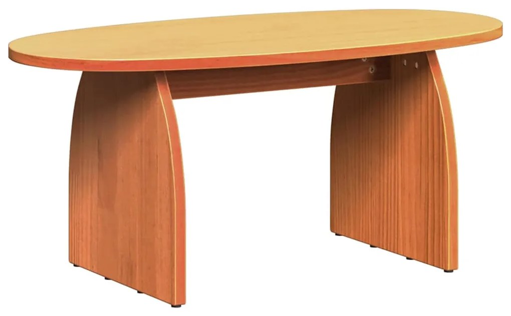 Dohányzóasztal Viaszbarna 80 x 40 x 35 cm Tömör fenyőfa