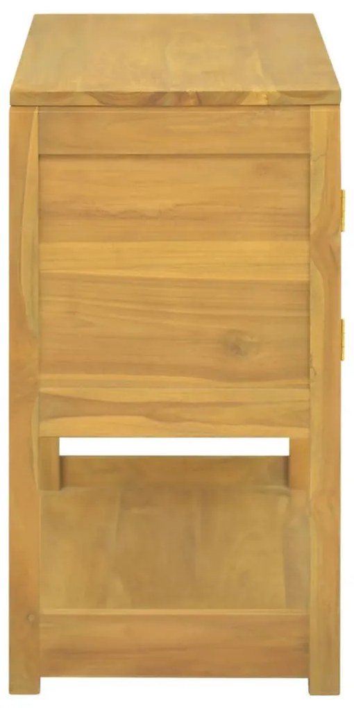 Tömör tíkfa fürdőszobaszekrény 85 x 40 x 75 cm