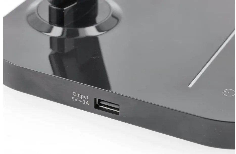 Lámpa Asztali GALE 8W, 550lm, AC220-240V, 5-CCT, 10 fokozatú fényerő, PF>0,5,RA>80, fekete