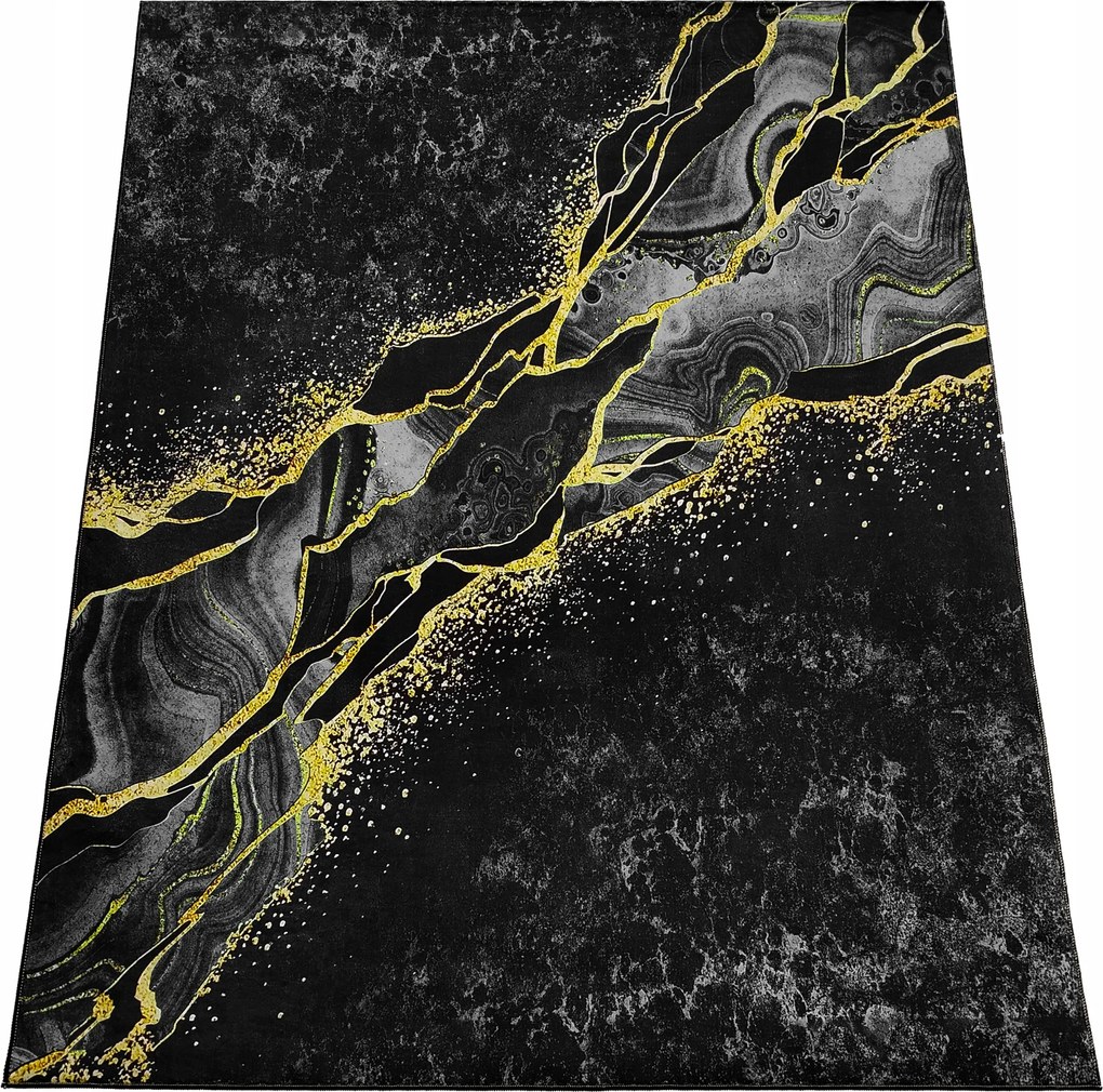 Szőnyeg 60x100 Márvány Csúszásgátló Szürke Loft Modern Divatos Szoba