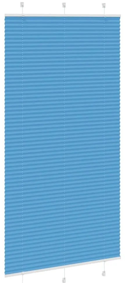 pliszírozott redőny kék 110x200 cm szövetszélesség 109,4 cm
