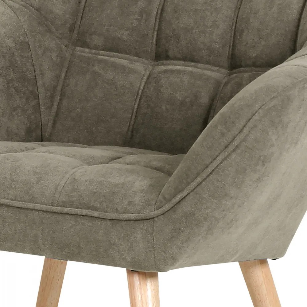 Fotoliu Elegant De 1 Persoană Cu Tapițerie De Culoare Trufe Ak-321