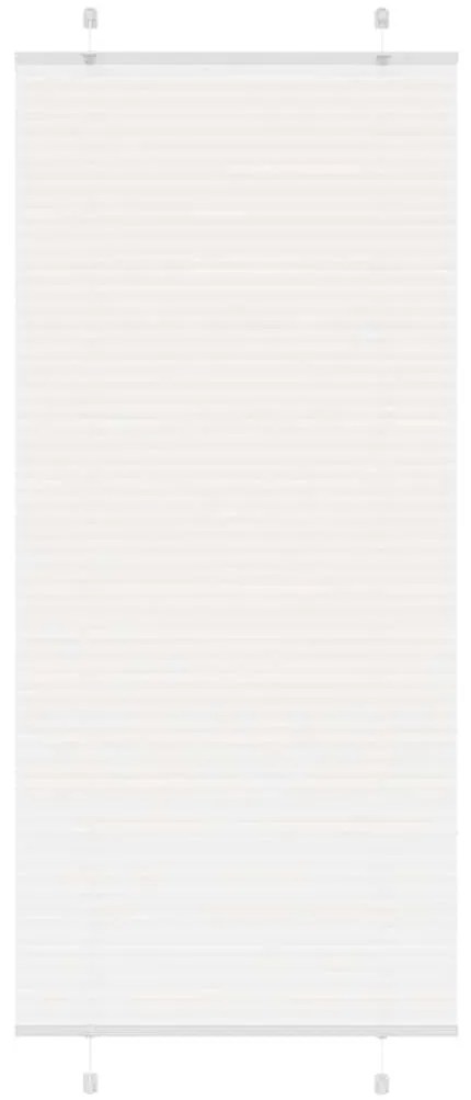 pliszírozott redőny Fehér 85x200 cm szövetszélesség 84,4 cm