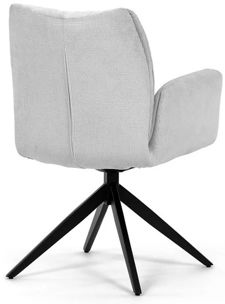 Étkezőszék fehér szövettel. HC-993 WT2