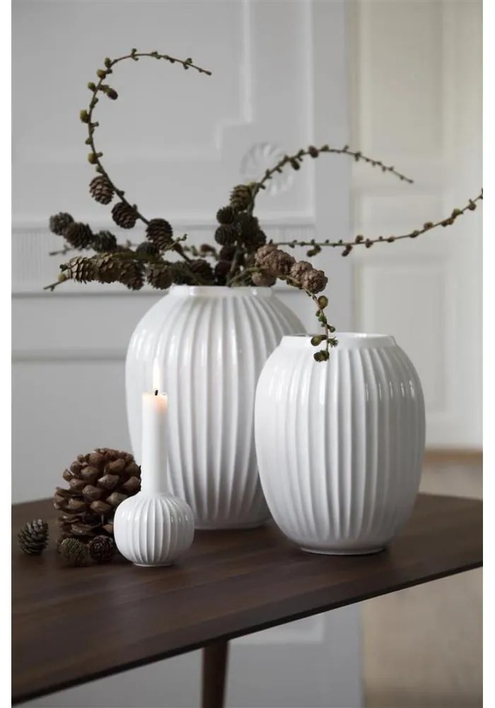 Hammershoi fehér porcelán gyertyatartó, ⌀ 7,5 cm - Kähler Design