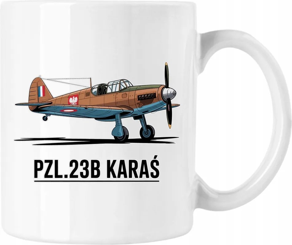 Kárász bögre repülőgép aviáció retro 5 fehér 330ml