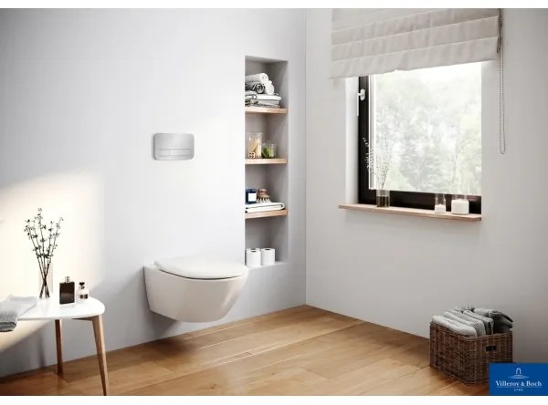 Villeroy & Boch 92249061 - VICONNECT öblítőgomb, fényes króm