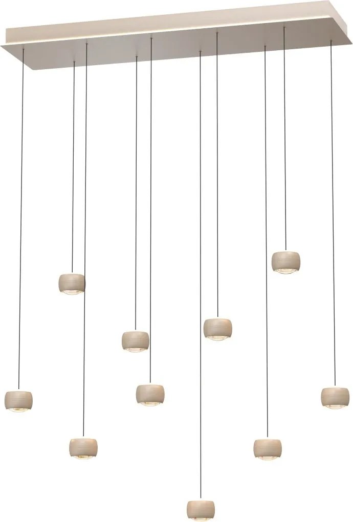 AVIANO LIGHTING 7039-1013 QUIBERON Többágú Függesztett Lámpa Homokkő LED IP20