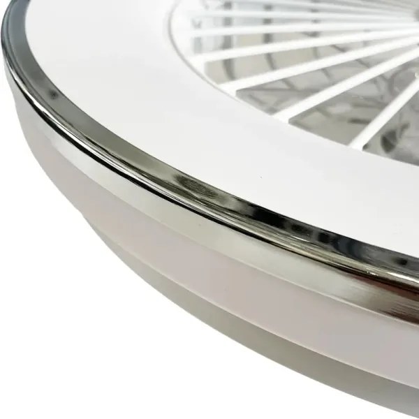 LED Mennyezeti lámpa ventilátorral OPAL LED/48W/230V + távirányítás