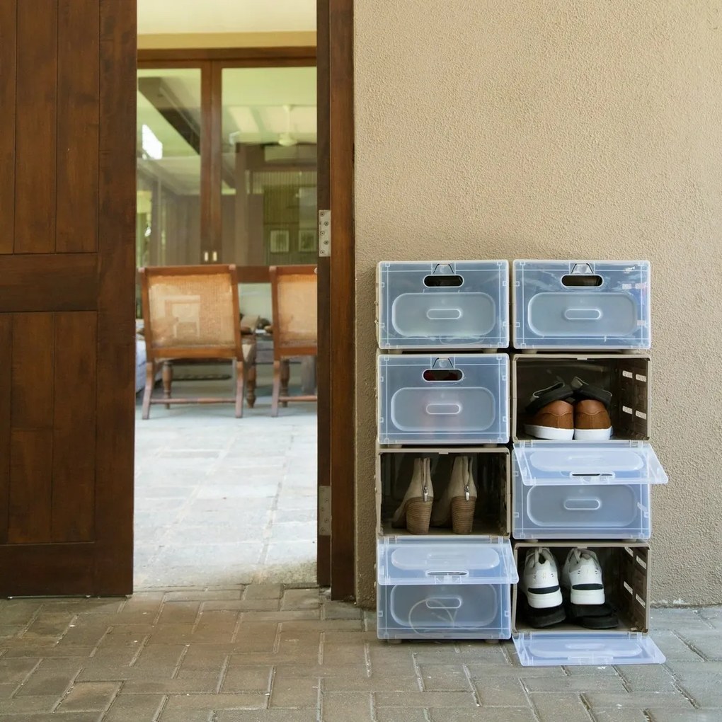 Flex moduláris cipőszervező Brown 30 x 36 x 22 cm