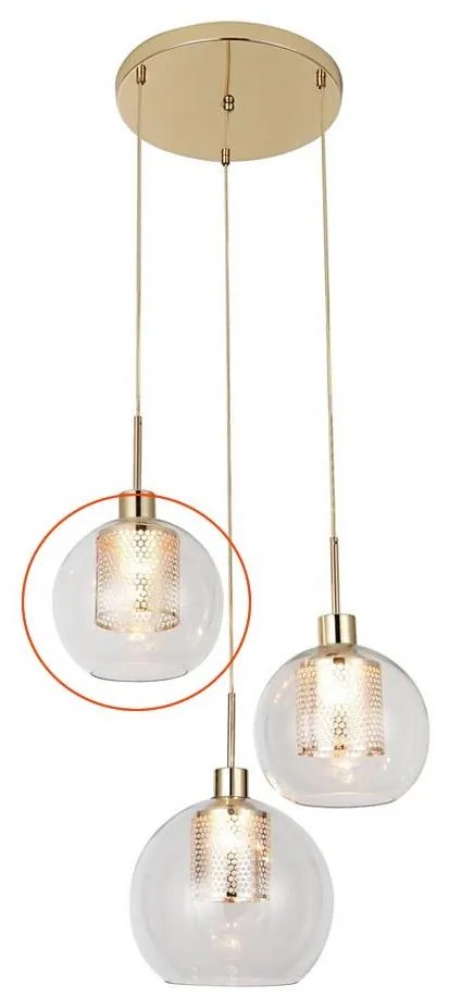 Rabalux 19792 - PHILANA csere búra, átmérő 19 cm, átlátszó