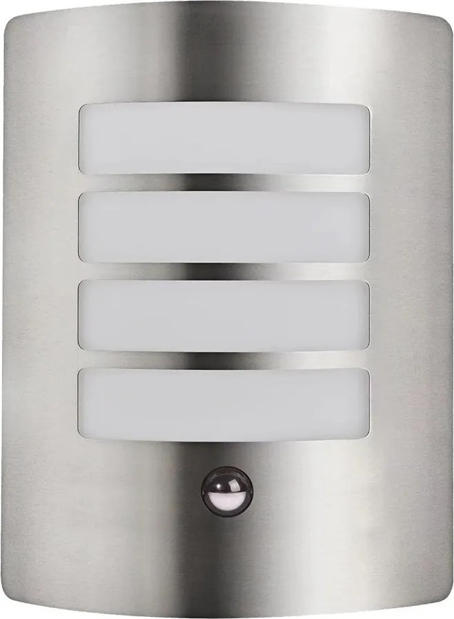 PREZENT 61016 MEMPHIS Modern Kültéri Fali Lámpa Opál, Ezüst E27 IP44