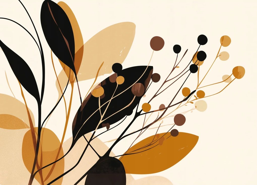 Poszter 18x13cm Őszi sziluettek