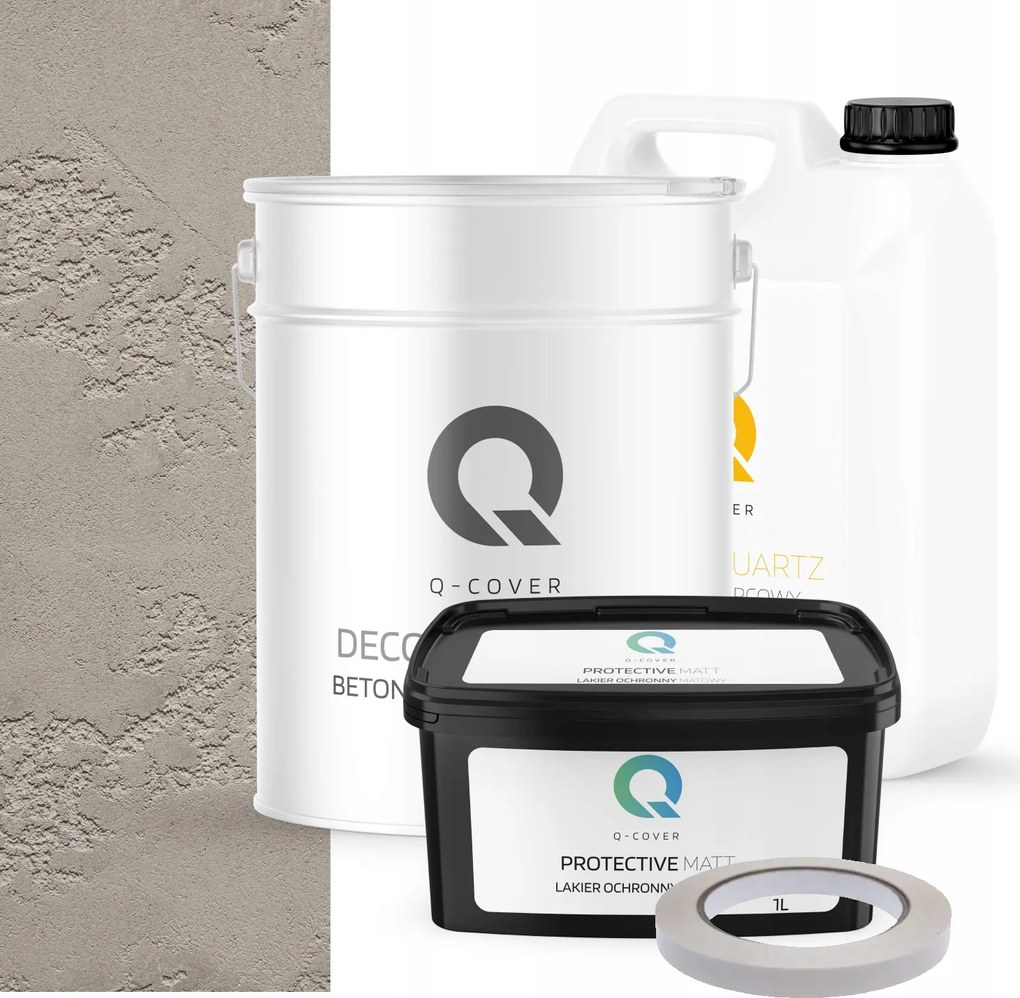 Építészeti Beton Kültéri Szett Szürke Világos F264 19kg Szett 10m2