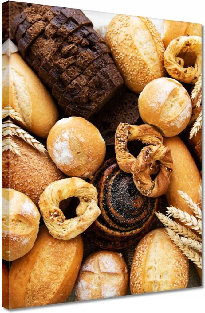 Vászonkép 30x40 Kenyér mix