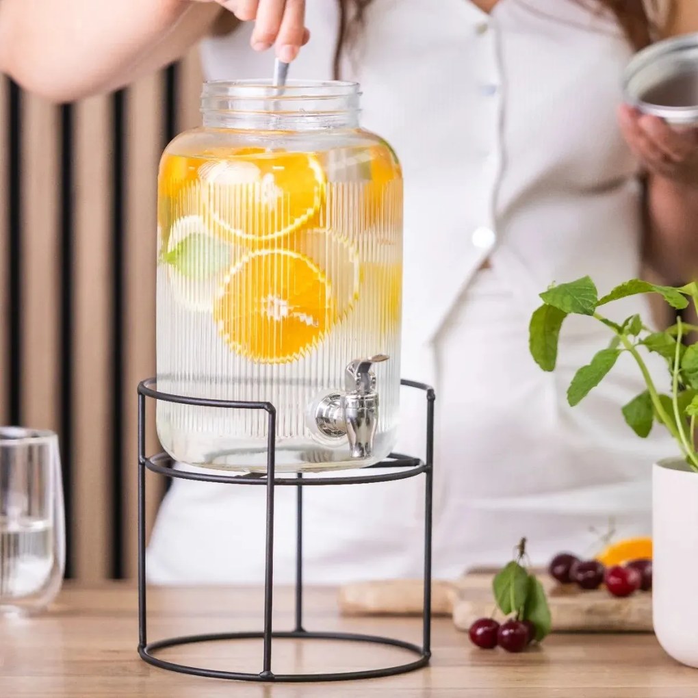 Altom Üveg italadagoló állvánnyal 4 l
