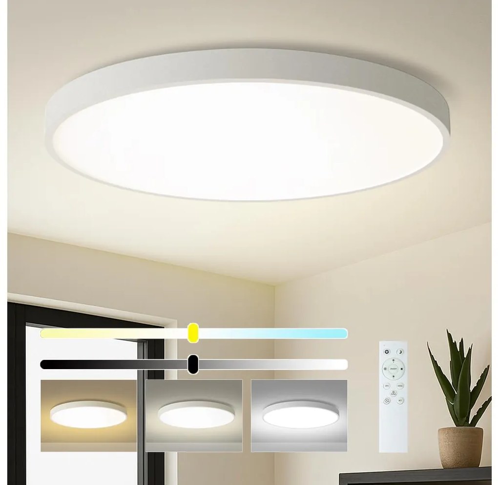 Brilagi - LED dimmelhető lámpatest POOL SMART LED/180W/230V átmérő 120 cm Wi-Fi Tuya fehér +távirányító