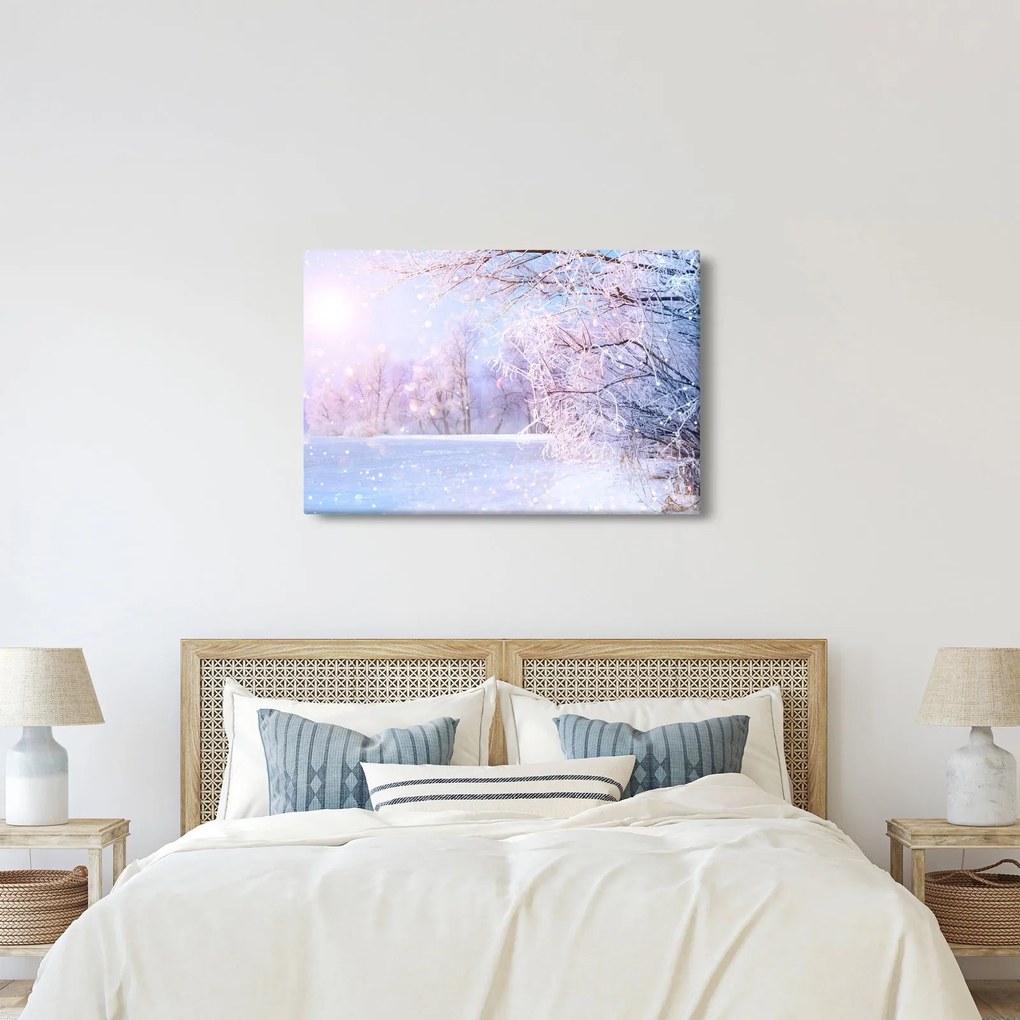 Kép - Fagyos tél (90x60 cm)