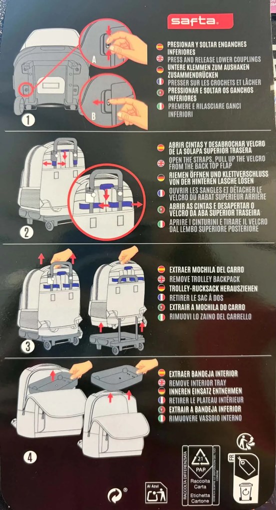 K-pop Démonvadászok Energy prémium gurulós iskolatáska, táska 45 cm