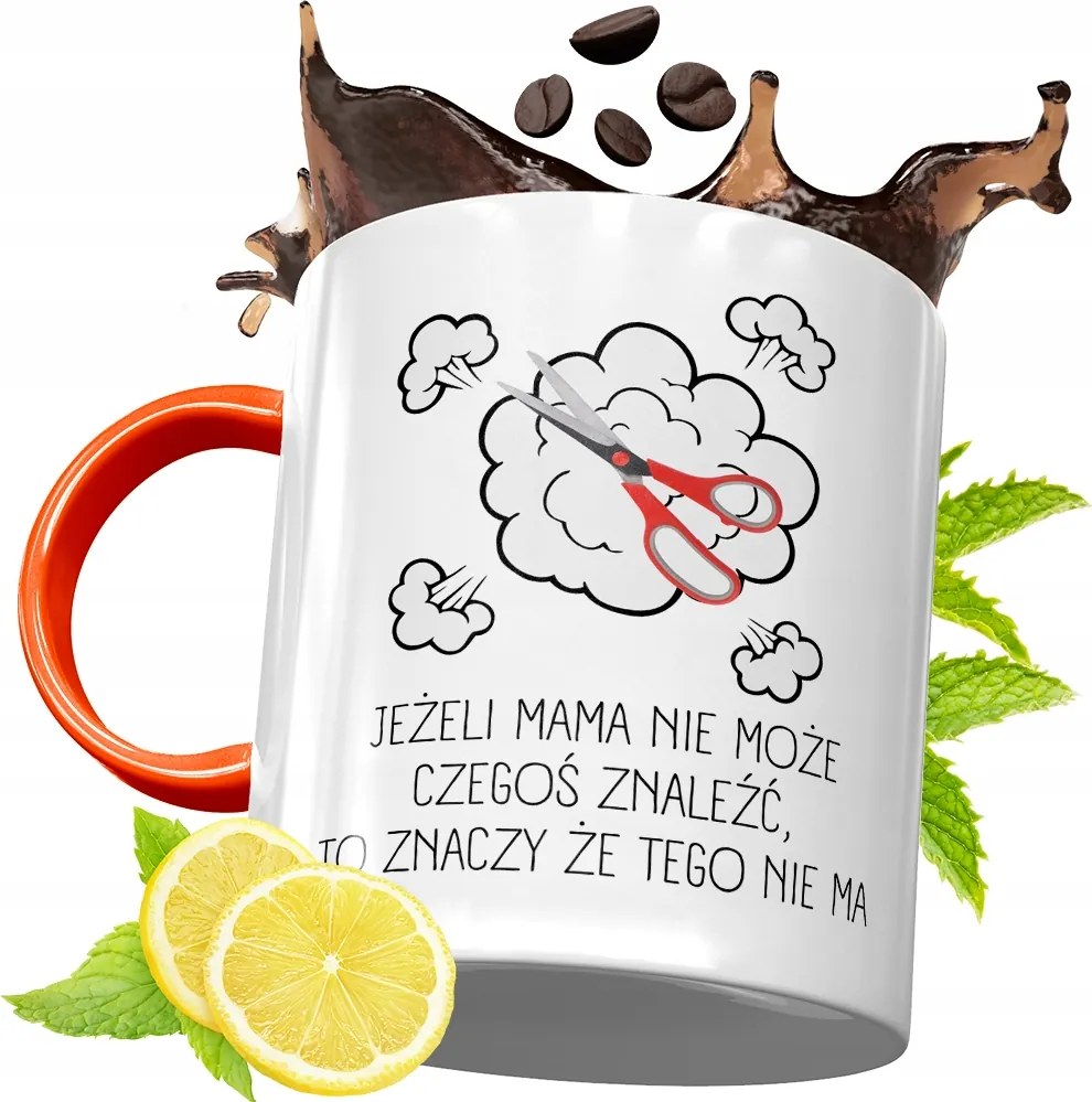 Narancssárga Bögre Anyukáknak Anyák Napjára fényképes nyomattal