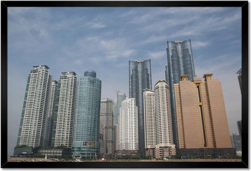 Poszterek keretben 60x40 Felhőkarcolók