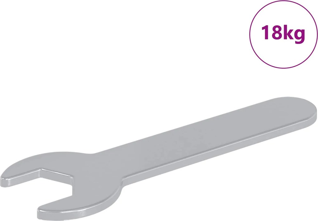 vidaXL Spanner / kígyószem 1593 pcs Ezüst 13 mm Vas