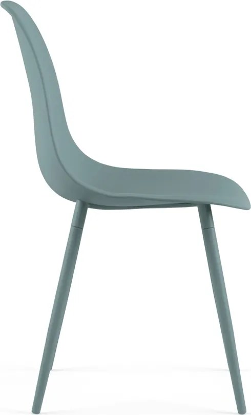 Étkezőszék OSAKA műanyag, petrolkék