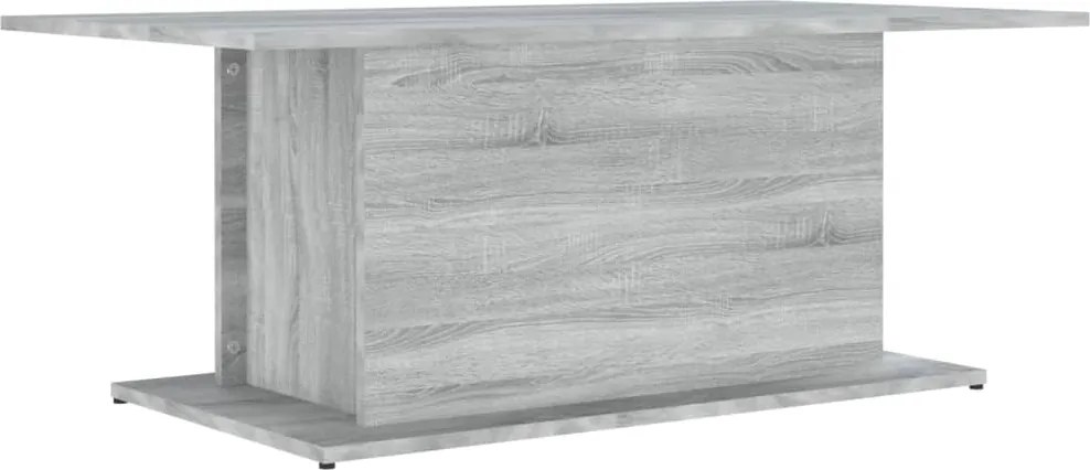 vidaXL szürke sonoma szerelt fa dohányzóasztal 102x55,5x40 cm