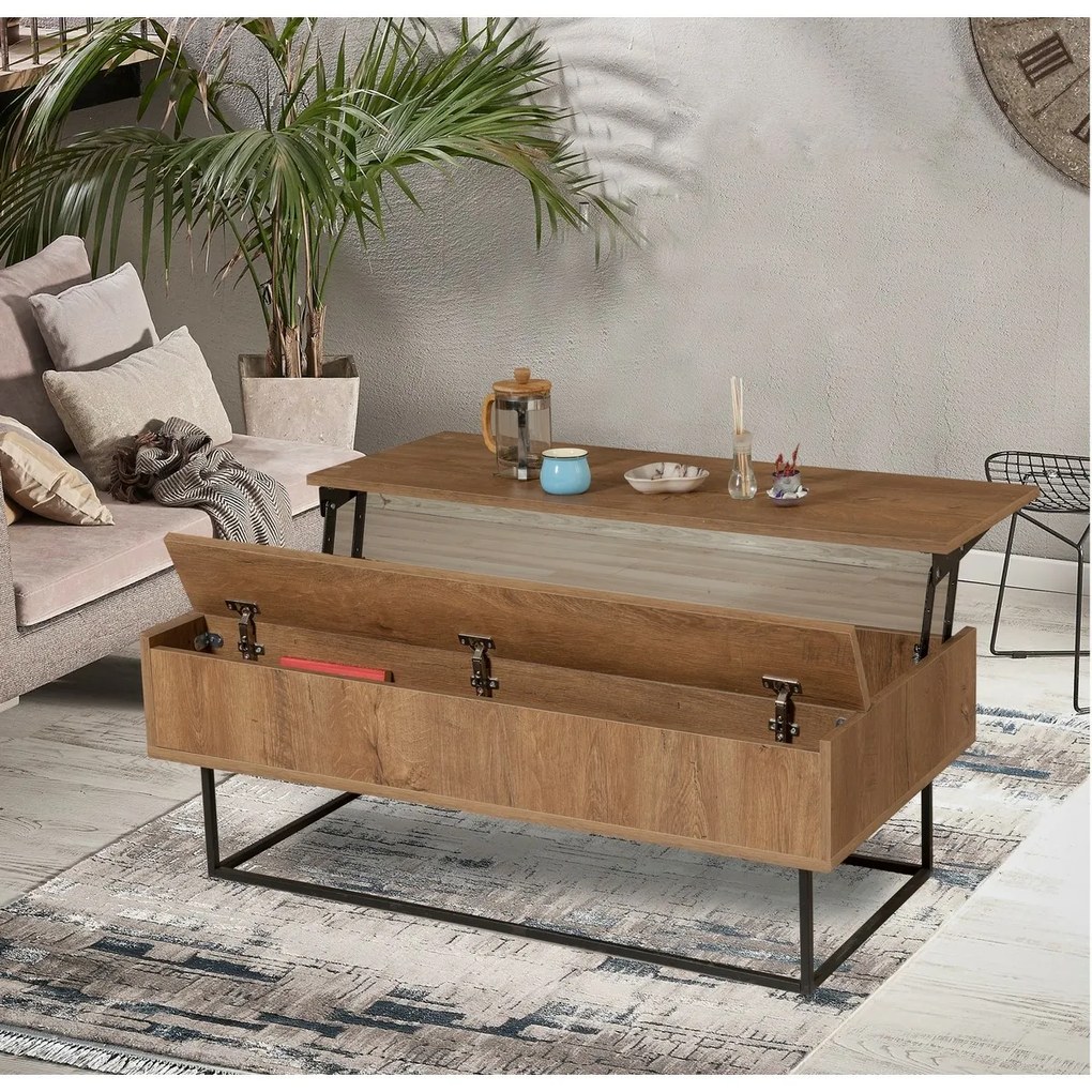 Est Walnut and Black konferenciaasztal